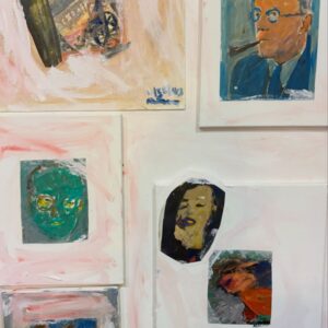 WP 111 WHO SILENCED JFK? INTERACTIVE PAINTING.LIFT I DID IT SIGN